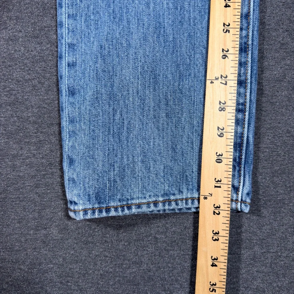 Levi's 501 Original Fit Jeans Men 31x32 Blue Straight Leg Button Fly Denim
